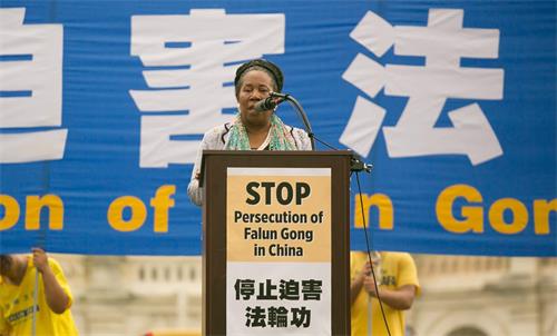 图4：美国德州国会众议员希拉·杰克逊·李（Sheila Jackson Lee）